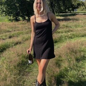 Palisades Brand Pointelle Knit Mini Tennis Sleeveless Lightweight Tank Dress